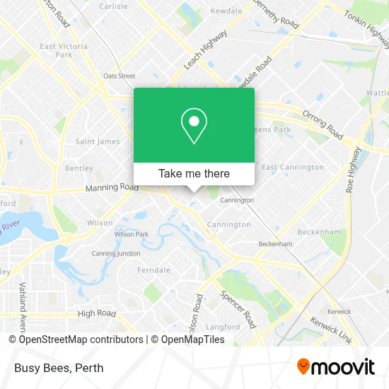 Busy Bees map