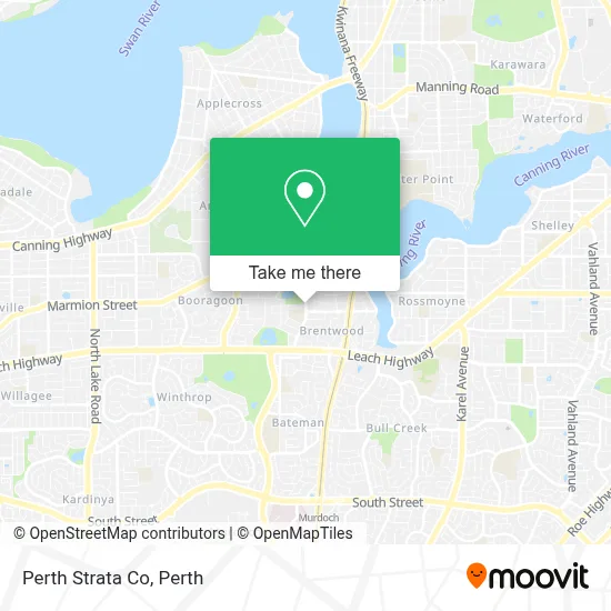 Mapa Perth Strata Co
