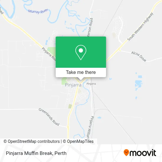 Mapa Pinjarra Muffin Break