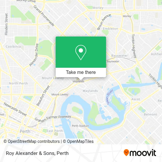 Mapa Roy Alexander & Sons