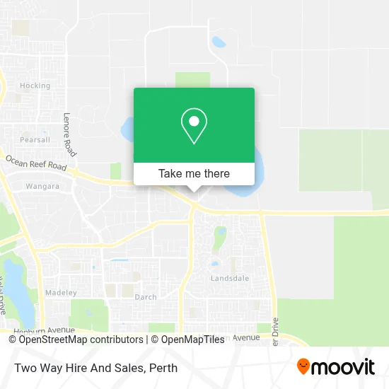 Mapa Two Way Hire And Sales