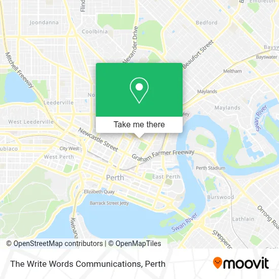 Mapa The Write Words Communications