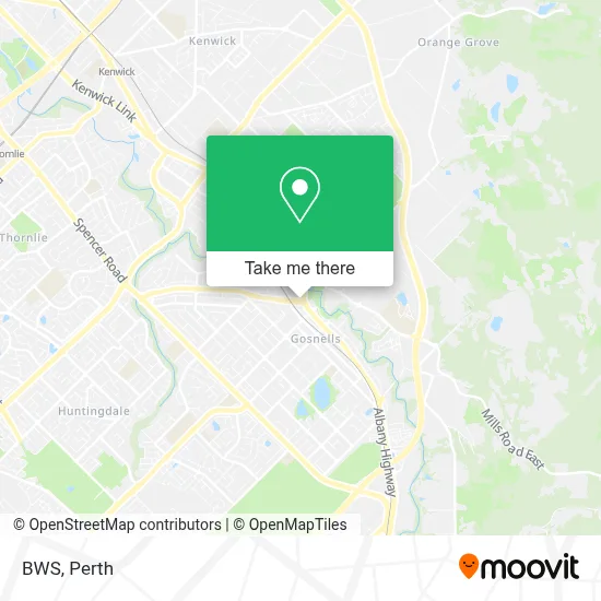 Mapa Bws