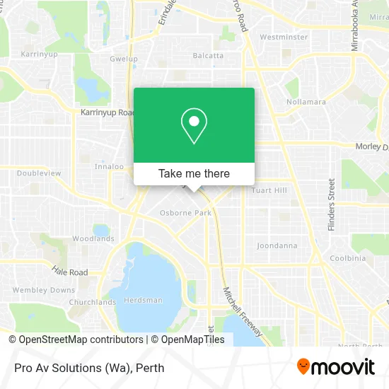 Mapa Pro Av Solutions (Wa)