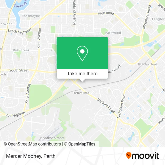 Mapa Mercer Mooney