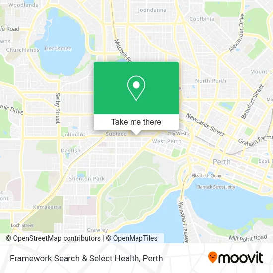 Mapa Framework Search & Select Health
