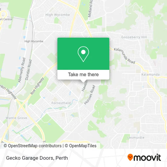 Mapa Gecko Garage Doors