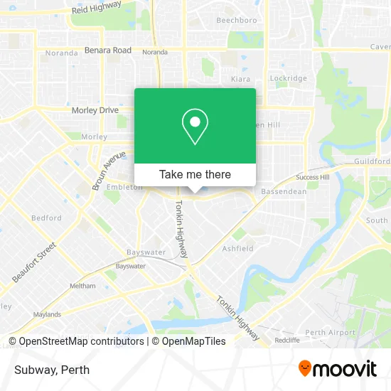 Mapa Subway