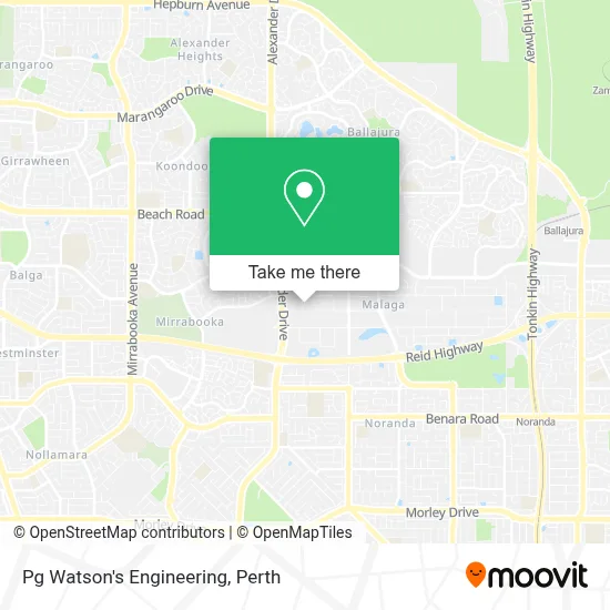 Mapa Pg Watson's Engineering
