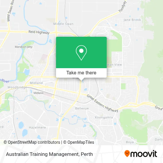 Mapa Australian Training Management