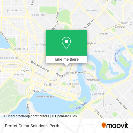 Mapa Profret Guitar Solutions