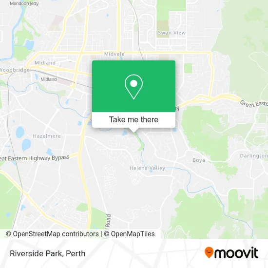 Mapa Riverside Park