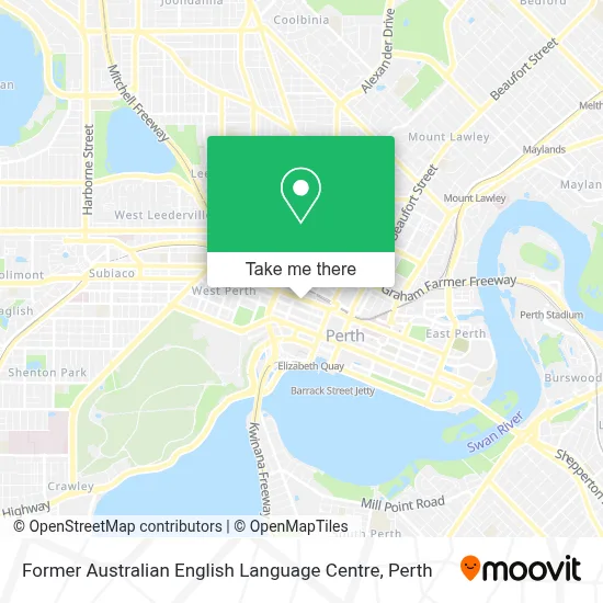 Mapa Former Australian English Language Centre