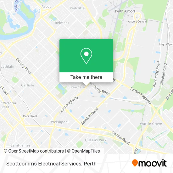 Mapa Scottcomms Electrical Services