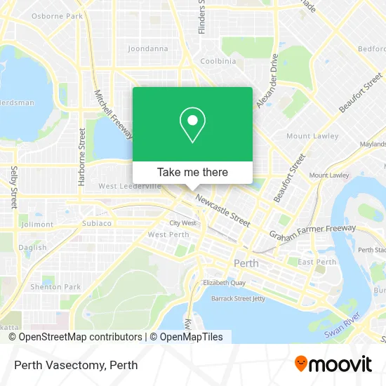 Mapa Perth Vasectomy