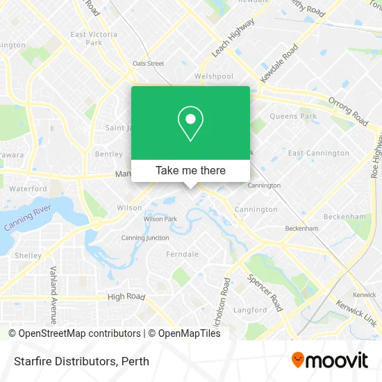 Mapa Starfire Distributors