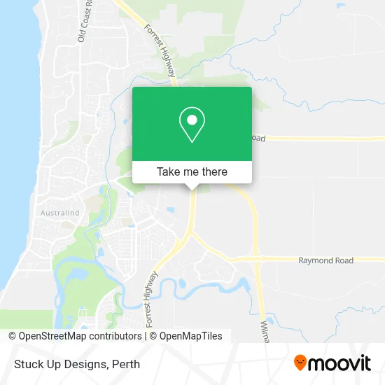 Mapa Stuck Up Designs