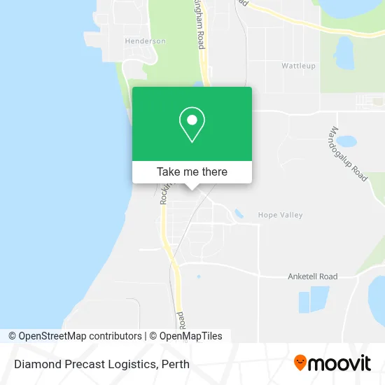 Mapa Diamond Precast Logistics