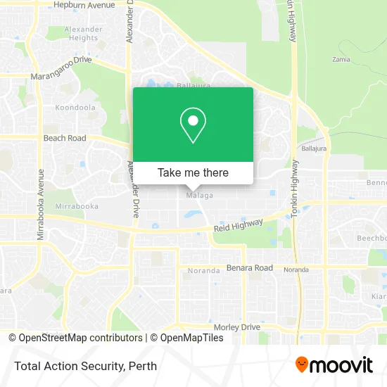 Mapa Total Action Security