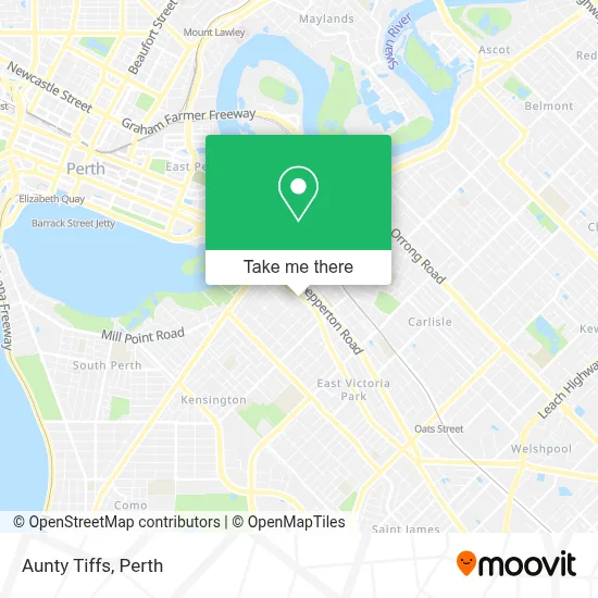 Mapa Aunty Tiffs