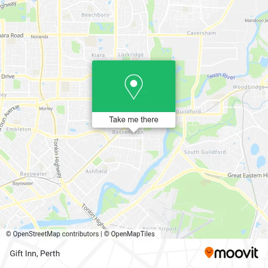 Mapa Gift Inn