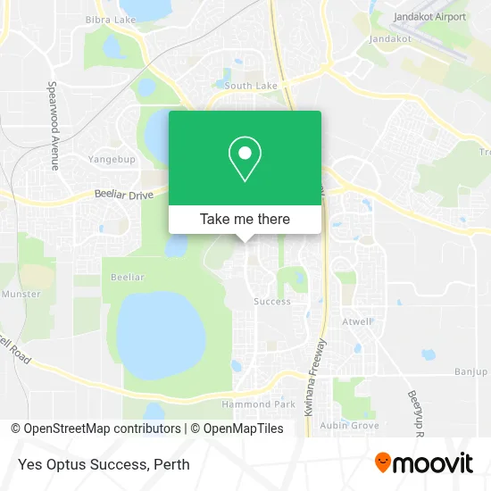 Mapa Yes Optus Success