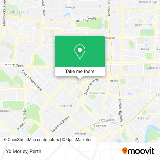 Mapa Yd Morley