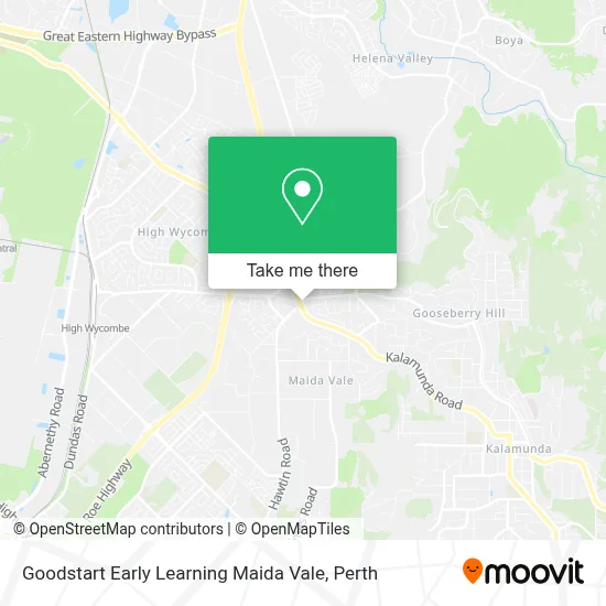 Mapa Goodstart Early Learning Maida Vale
