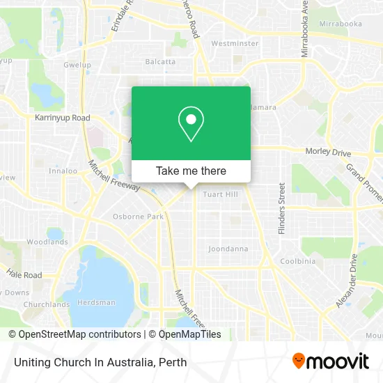 Mapa Uniting Church In Australia