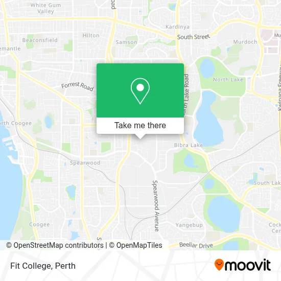 Mapa Fit College