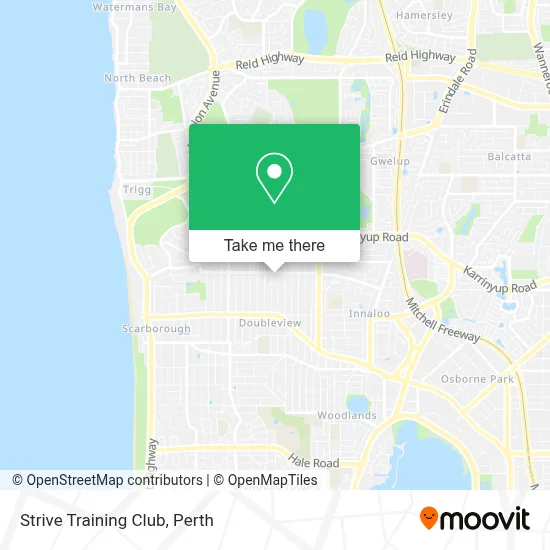 Mapa Strive Training Club