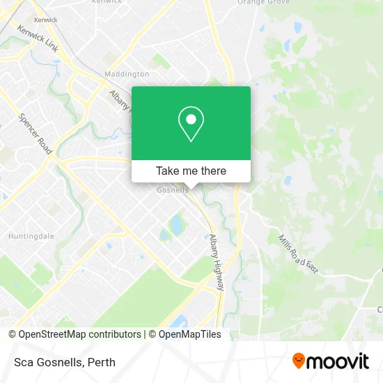Mapa Sca Gosnells