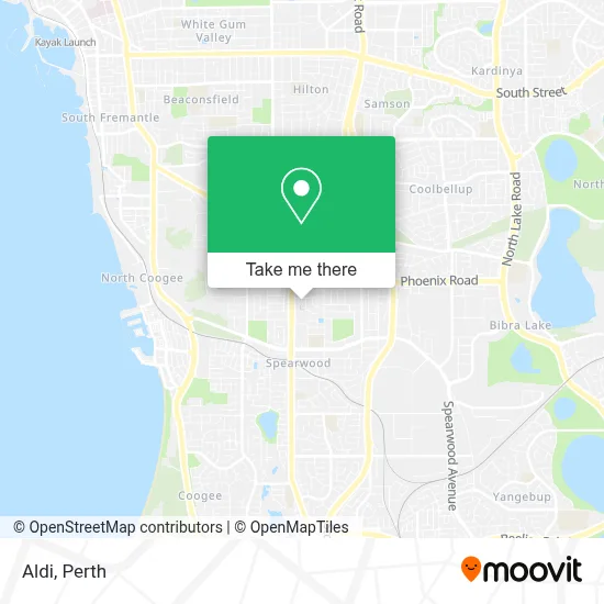 Mapa Aldi