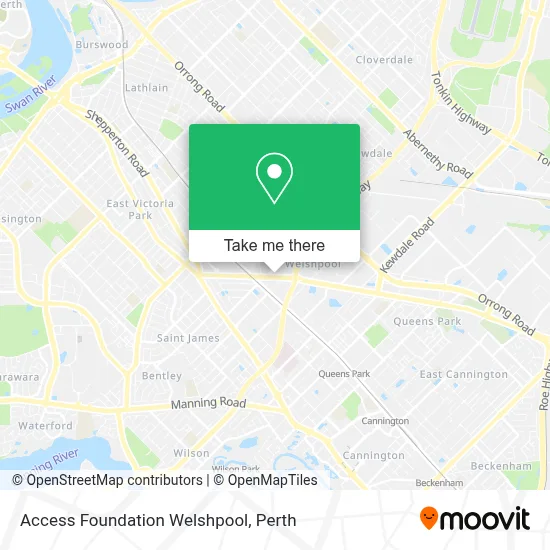 Mapa Access Foundation Welshpool