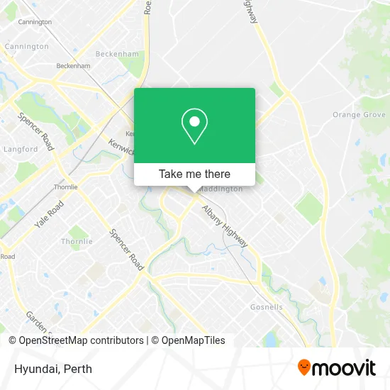 Mapa Hyundai