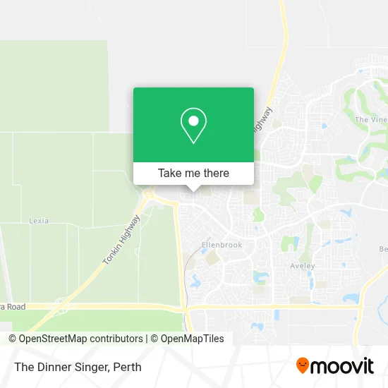 The Dinner Singer map