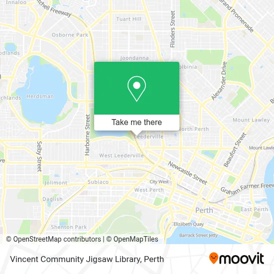 Mapa Vincent Community Jigsaw Library