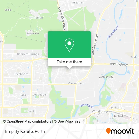 Mapa Emplify Karate