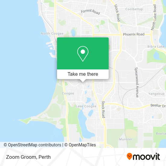Mapa Zoom Groom