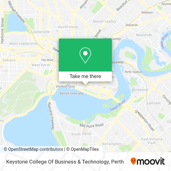 Mapa Keystone College Of Business & Technology