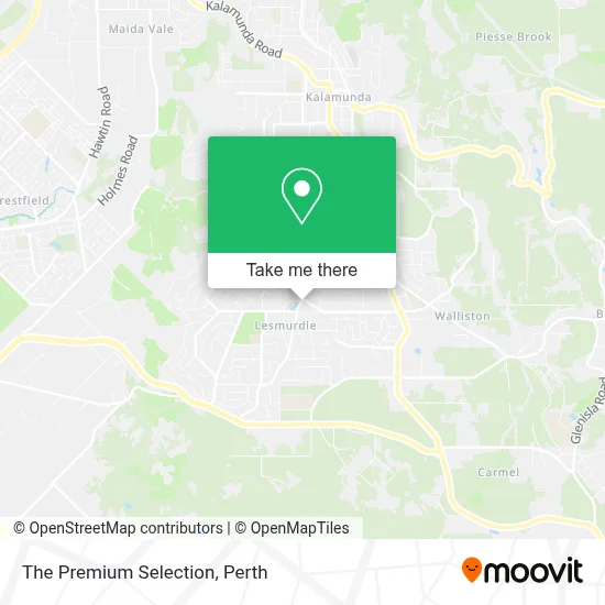 Mapa The Premium Selection