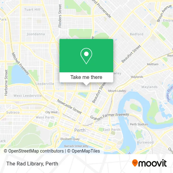 The Rad Library map