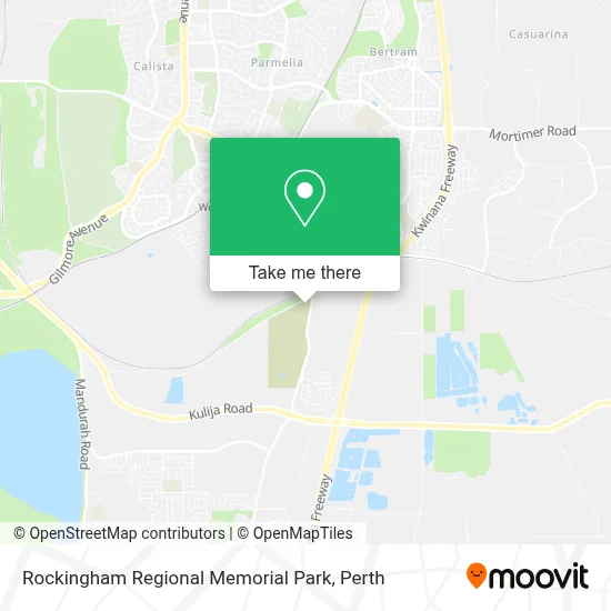 Mapa Rockingham Regional Memorial Park