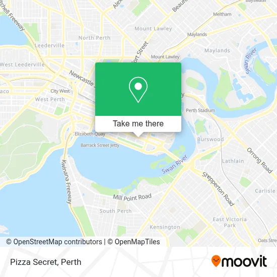 Mapa Pizza Secret