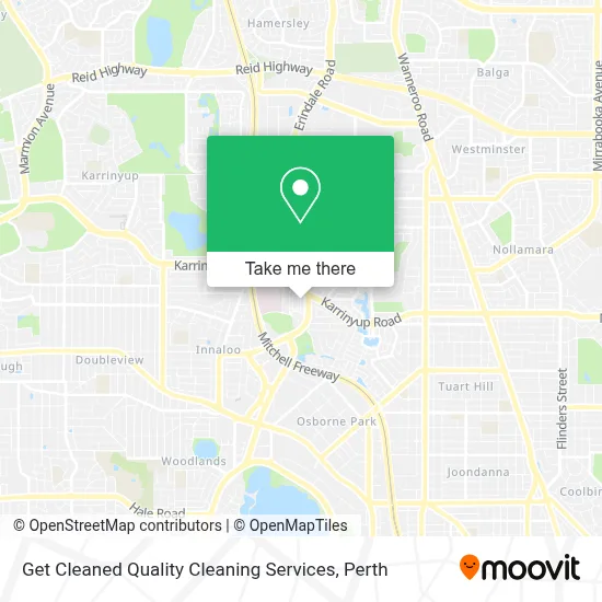 Mapa Get Cleaned Quality Cleaning Services