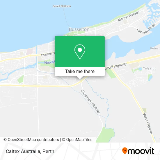 Mapa Caltex Australia