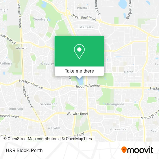 Mapa H&R Block
