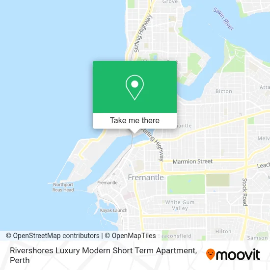 Rivershores Luxury Modern Short Term Apartment map