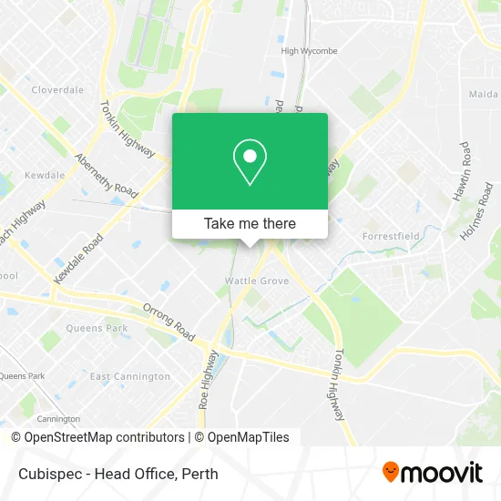 Mapa Cubispec - Head Office
