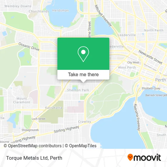 Mapa Torque Metals Ltd